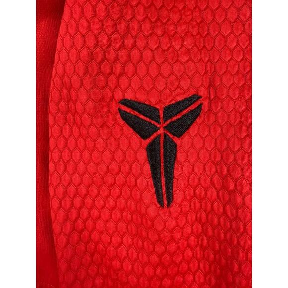 Nike Kobe Bryant Dry Fit Hoodie Men M Fleece Zip Front Pockets Athletic Red - Picture 2 of 10